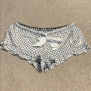 PINK polka dot lounge shorts